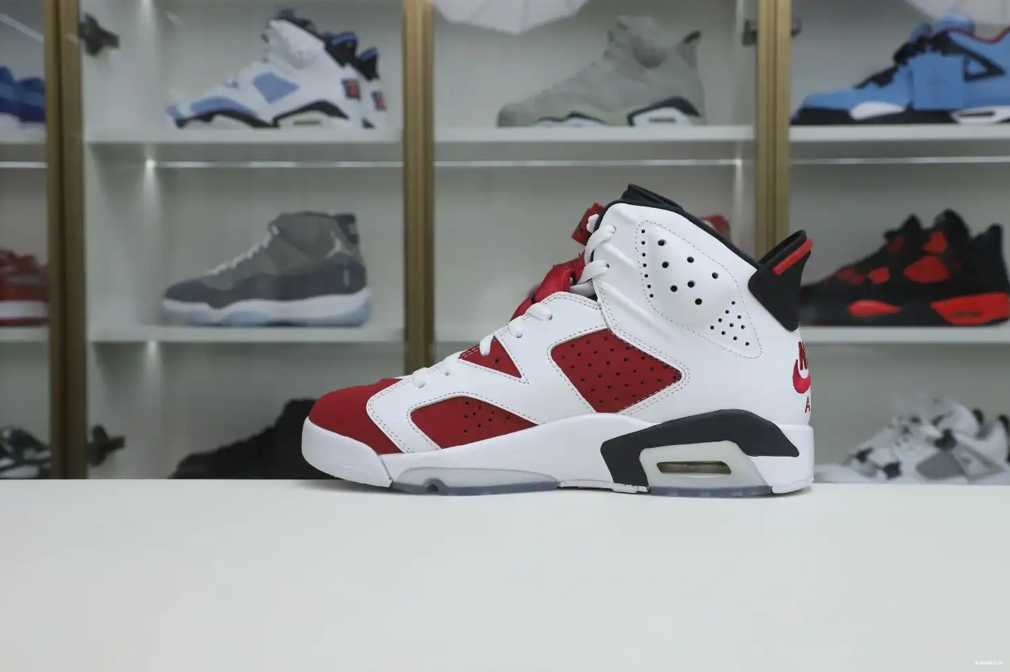 OG 6 'CARMINE' 2021 AIR Kimikick RETRO JORDAN 0610